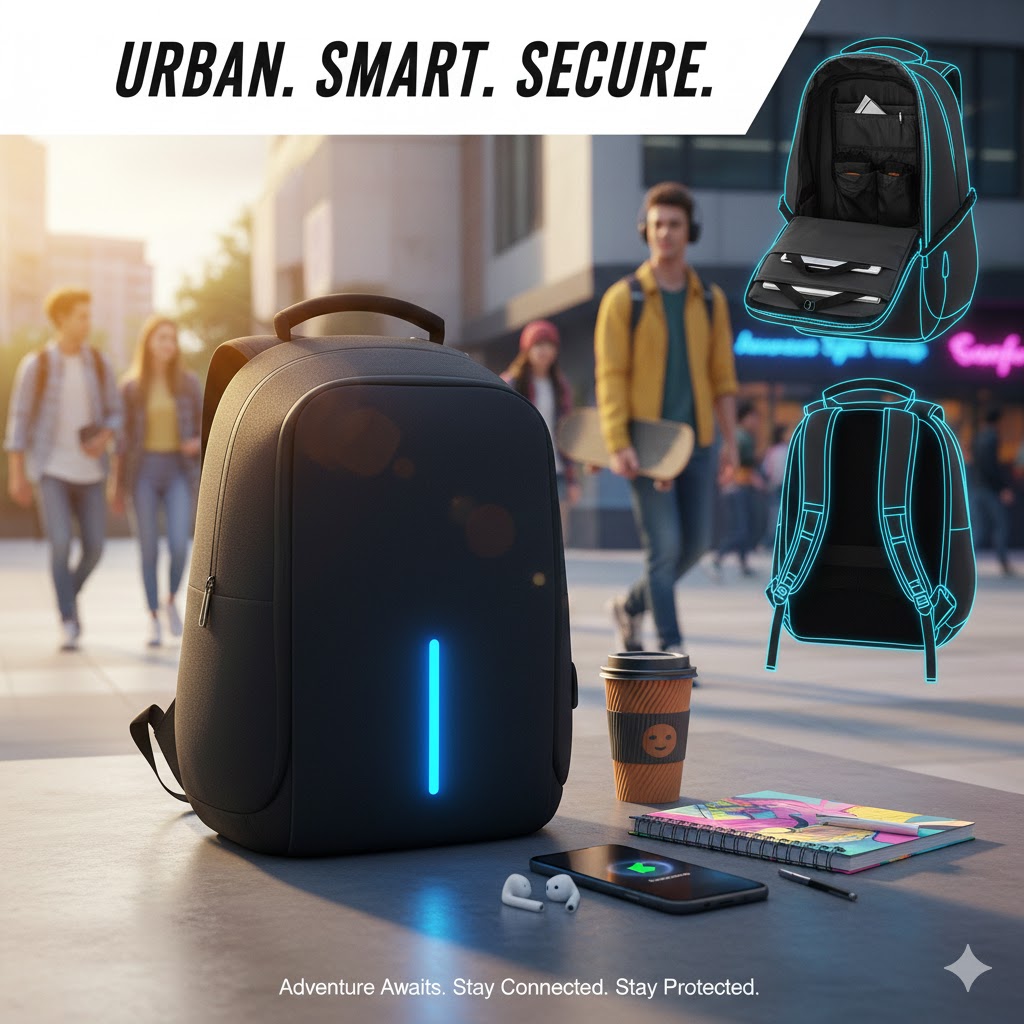 QTY01T Mochila Compact Urban LED